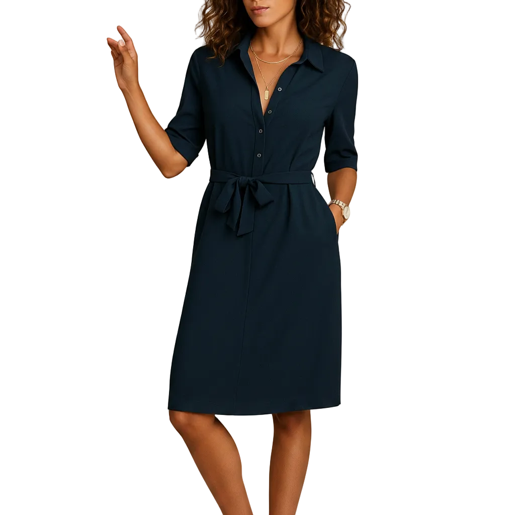 Midi dress collection in timeless shades